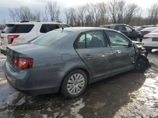 2010 Volkswagen Jetta Sedan S with VIN 3VWJZ7AJ2AM102311, listed as a Copart auction lot 45111665 with 120,796 mi miles and Salvage Title. Bid and sale history available at carsss.com. Image 3.