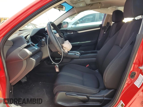 2018 Honda Civic Sedan EX with VIN 2HGFC2F71JH580343, listed as a Copart auction lot 49992275 with 66,103 mi miles and Salvage Title. Bid and sale history available at carsss.com. Image 7.