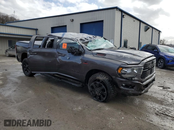 2021 Ram 2500 Big Horn with VIN 3C6UR5DL5MG533933, listed as a Copart auction lot 47777695 with 41,990 mi miles and Salvage Title. Bid and sale history available at carsss.com. Image 4.