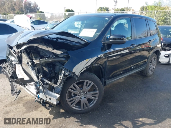 2021 Honda Passport EX-L with VIN 5FNYF7H5XMB013923, listed as a IAAI auction lot 41669295 with 42,969 mi miles. Bid and sale history available at carsss.com. Image 16.