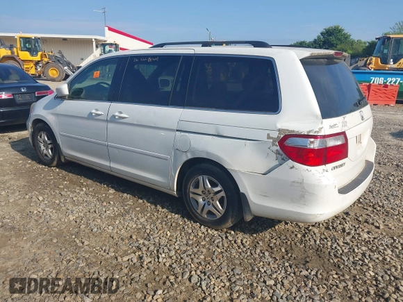 2007 Honda Odyssey EX-L z VIN 5FNRL38617B415770, wystawiony jako IAAI lot #42208632 z przebiegiem 269 375 mil mil oraz . Historia ofert i sprzedaży dostępna na DreamBid. Obrazek 3.
