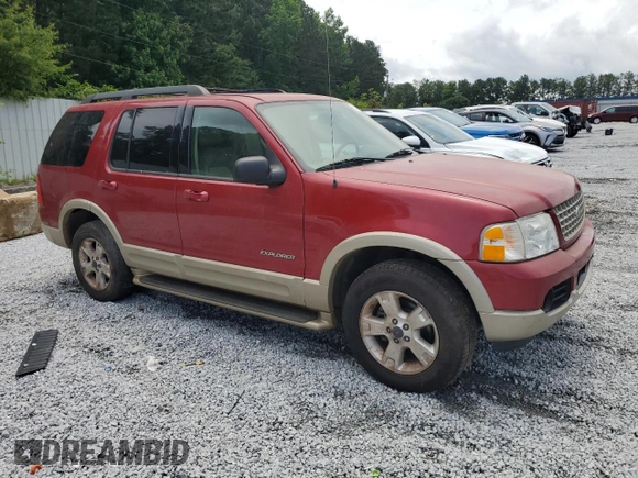 2005 Ford Explorer Eddie Bauer with VIN 1FMDU64W35UA30791, listed as a Copart auction lot 60435375 with 205,116 mi miles and Clean title. Bid and sale history available at DreamBid. Image 4.