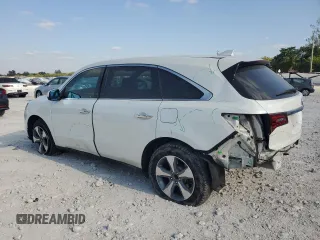 2016 Acura MDX with VIN 5FRYD3H22GB019710, listed as a Copart auction lot 53051735 with 82,152 mi miles and Salvage Title. Bid and sale history available at carsss.com. Image 2.