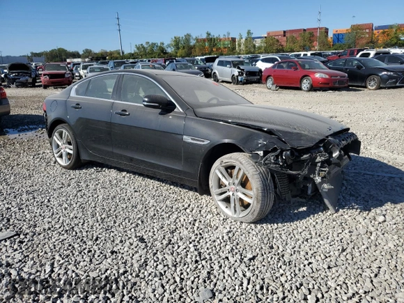 2017 Jaguar XE 35t Prestige with VIN SAJAK4BV7HA946778, listed as a Copart auction lot 74342964 with 0 mi miles and Salvage Title. Bid and sale history available at carsss.com. Image 4.