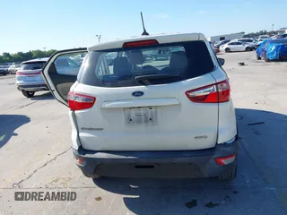 2020 Ford EcoSport S with VIN MAJ6S3FL6LC337367, listed as a IAAI auction lot 41892241 with 160,862 mi miles and . Bid and sale history available at DreamBid. Image 16.