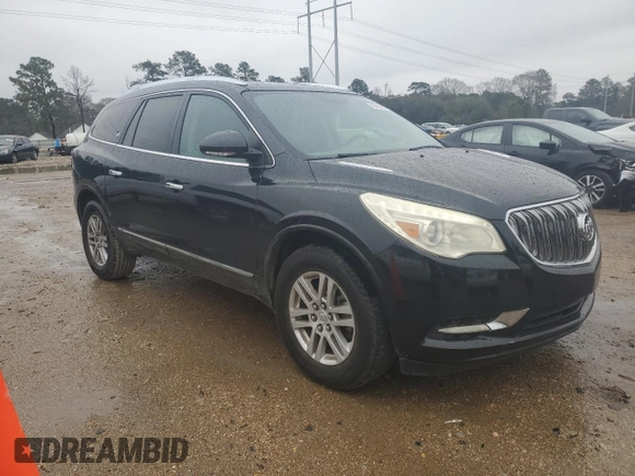 2014 Buick Enclave Convenience with VIN 5GAKRAKD9EJ245399, listed as a Copart auction lot 45999085 with 130,468 mi miles and Salvage Title. Bid and sale history available at carsss.com. Image 4.