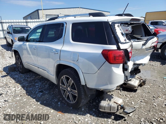 2017 GMC Acadia Denali with VIN 1GKKNPLS0HZ201666, listed as a Copart auction lot 58371465 with 139,364 mi miles and Salvage title. Bid and sale history available at DreamBid. Image 2.