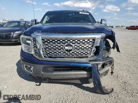 2016 Nissan Titan SV with VIN 1N6BA1F25GN508642, listed as a Copart auction lot 50738195 with 109,527 mi miles and Salvage title. Bid and sale history available at DreamBid. Image 5.