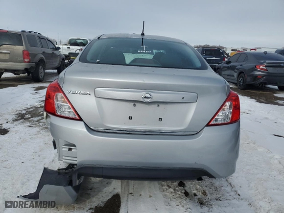2015 Nissan Versa S Plus with VIN 3N1CN7AP8FL894654, listed as a Copart auction lot 45168535 with 112,996 mi miles and Salvage Title. Bid and sale history available at carsss.com. Image 6.
