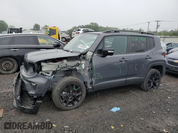 2023 Jeep Renegade Altitude with VIN ZACNJDE18PPP27111, listed as a Copart auction lot 61029255 with 11,071 mi miles and Salvage title. Bid and sale history available at DreamBid. Image 1.
