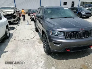 2017 Jeep Grand Cherokee Trailhawk with VIN 1C4RJFLG1HC821666, listed as a Copart auction lot 58711535 with 109,578 mi miles and Salvage title. Bid and sale history available at DreamBid. Image 14.