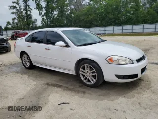 2013 Chevrolet Impala LTZ with VIN 2G1WC5E33D1118175, listed as a Copart auction lot 53909355 with 168,772 mi miles and Salvage Title. Bid and sale history available at DreamBid. Image 4.