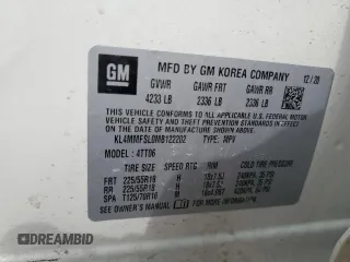 2021 Buick Encore GX Essence z VIN KL4MMFSL0MB122202, wystawiony jako Copart lot #48409225 z przebiegiem 84 972 mil mil oraz Szkoda całkowita • Salvage title. Historia ofert i sprzedaży dostępna na DreamBid. Obrazek 13.