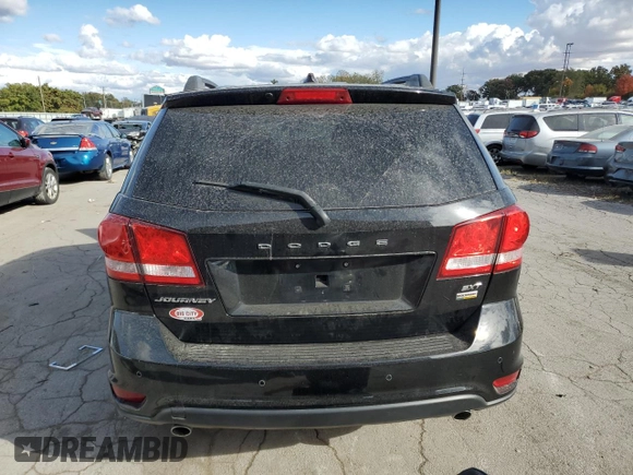 2018 Dodge Journey SXT with VIN 3C4PDCBG1JT252021, listed as a Copart auction lot 75823224 with 82,840 mi miles and Salvage title. Bid and sale history available at DreamBid. Image 6.