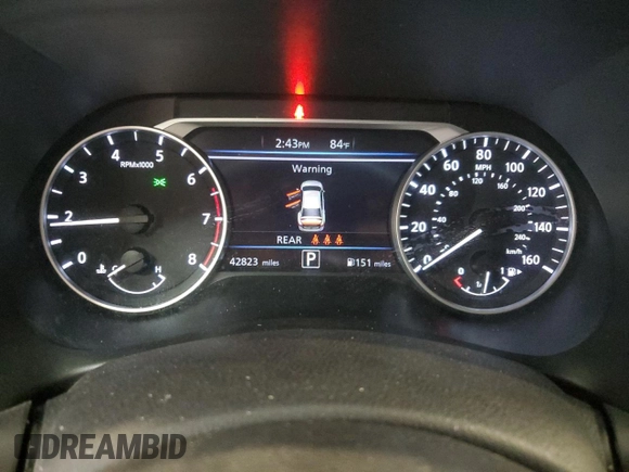 2023 Nissan Sentra SV with VIN 3N1AB8CV9PY227534, listed as a Copart auction lot 48964295 with 42,823 mi miles and Clean Title. Bid and sale history available at carsss.com. Image 9.