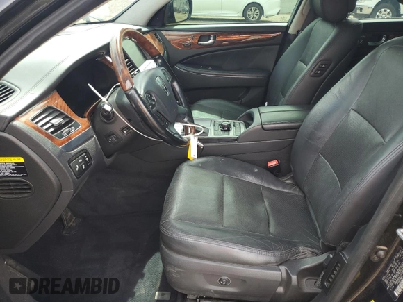 2015 Hyundai Equus Signature with VIN KMHGH4JH7FU098802, listed as a Copart auction lot 58010805 with 78,968 mi miles and Salvage title. Bid and sale history available at DreamBid. Image 7.