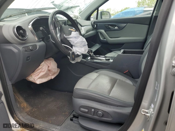 2022 Chevrolet Blazer LT with VIN 3GNKBDRS2NS124163, listed as a Copart auction lot 60945084 with 57,199 mi miles and Salvage Title. Bid and sale history available at carsss.com. Image 7.