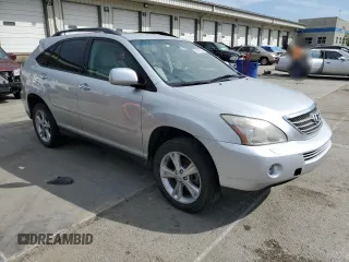 2008 Lexus RX 400h with VIN JTJHW31U282062288, listed as a Copart auction lot 53886005 with 264,042 mi miles and Clean Title. Bid and sale history available at DreamBid. Image 4.