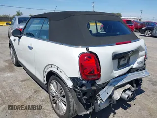 2024 MINI Convertible Cooper S with VIN WMW43DL02R3S02567, listed as a IAAI auction lot 42565738 with 22,916 mi miles and . Bid and sale history available at DreamBid. Image 3.