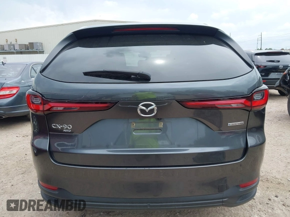 2024 Mazda CX-90 Preferred Plus with VIN JM3KKCHD3R1153224, listed as a IAAI auction lot 42148905 with 9,484 mi miles and . Bid and sale history available at DreamBid. Image 16.
