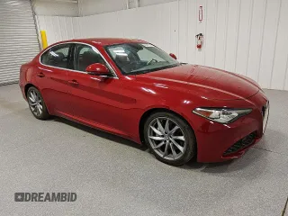 2018 Alfa Romeo Giulia with VIN ZARFAEBN5J7591566, listed as a Copart auction lot 53238605 with 36,113 mi miles and Clean title. Bid and sale history available at DreamBid. Image 4.