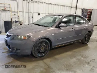 2008 Mazda 3 Sport with VIN JM1BK12F581185775, listed as a Copart auction lot 52969805 with 139,833 mi miles and Salvage Title. Bid and sale history available at DreamBid. Image 1.