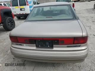 1995 Mercury Sable GS with VIN 1MELM50U3SG629746, listed as a Copart auction lot 52459715 with 131,692 mi miles and Salvage Title. Bid and sale history available at carsss.com. Image 6.