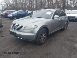2007 Infiniti FX35 with VIN JNRAS08W87X203372, listed as a IAAI auction lot 41104377 with 162,229 mi miles. Bid and sale history available at carsss.com. Image 2.
