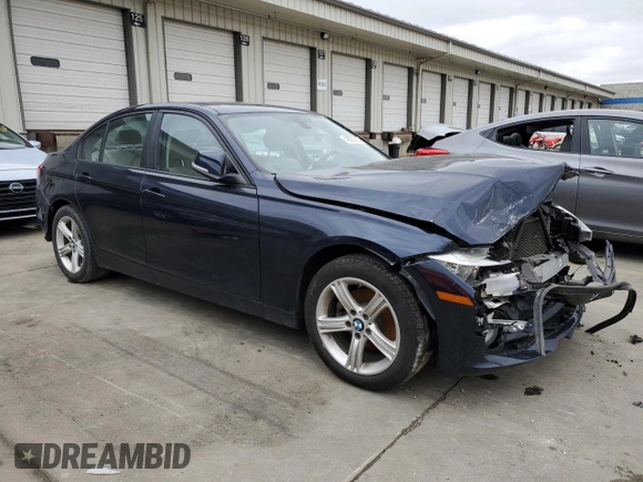 2015 BMW 3 Series 320i xDrive with VIN WBA3C3G56FNS73749, listed as a Copart auction lot 49975215 with Not provided miles and Salvage title. Bid and sale history available at DreamBid. Image 4.