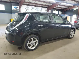 2012 Nissan LEAF SL with VIN JN1AZ0CP5CT017515, listed as a Copart auction lot 56377265 with 60,217 mi miles and Clean Title. Bid and sale history available at DreamBid. Image 3.
