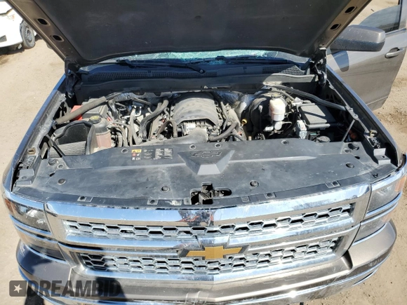 2015 Chevrolet Silverado 1500 LT with VIN 1GCVKREC0FZ294804, listed as a Copart auction lot 53846645 with 84,216 mi miles and Salvage Title. Bid and sale history available at DreamBid. Image 11.