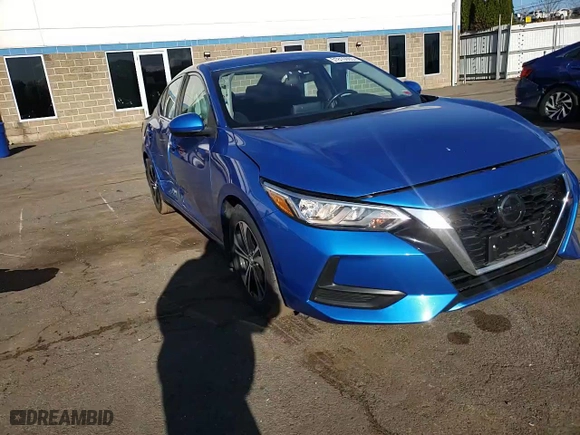 2021 Nissan Sentra SV with VIN 3N1AB8CV4MY306430, listed as a Copart auction lot 51810065 with 31,143 mi miles and Salvage Title. Bid and sale history available at carsss.com. Image 10.