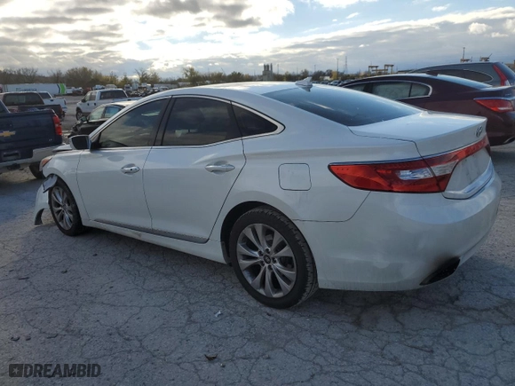 2013 Hyundai Azera with VIN KMHFG4JG2DA218865, listed as a Copart auction lot 79043754 with 135,506 mi miles and Salvage Title. Bid and sale history available at carsss.com. Image 2.