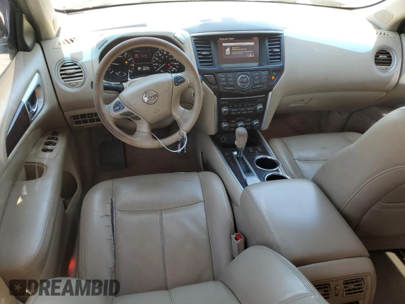 2014 Nissan Pathfinder S z VIN 5N1AR2MN6EC702417, wystawiony jako Copart lot #55015915 z przebiegiem 170 435 mil mil oraz Szkoda całkowita • Salvage title. Historia ofert i sprzedaży dostępna na DreamBid. Obrazek 8.