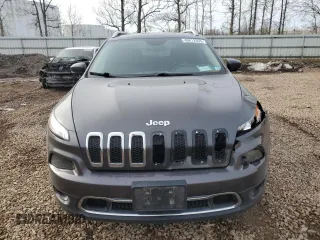 2015 Jeep Cherokee Limited with VIN 1C4PJLDB7FW701648, listed as a Copart auction lot 49612655 with 118,760 mi miles and Salvage Title. Bid and sale history available at DreamBid. Image 5.