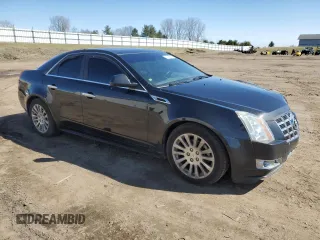 2013 Cadillac CTS with VIN 1G6DM5E35D0146196, listed as a Copart auction lot 50296865 with 143,524 mi miles and Salvage Title. Bid and sale history available at DreamBid. Image 4.