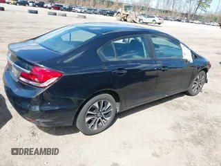 2015 Honda Civic EX with VIN 19XFB2F80FE244423, listed as a IAAI auction lot 41963292 with 65,837 mi miles and . Bid and sale history available at DreamBid. Image 4.