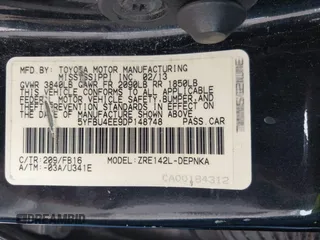2013 Toyota Corolla L with VIN 5YFBU4EE9DP148748, listed as a IAAI auction lot 40919169 with 102,394 mi miles and . Bid and sale history available at DreamBid. Image 9.