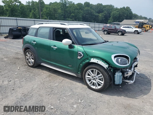 2023 MINI Countryman Cooper S with VIN WMZ83BR06P3P69166, listed as a Copart auction lot 62936015 with 12,153 mi miles and Salvage title. Bid and sale history available at DreamBid. Image 4.