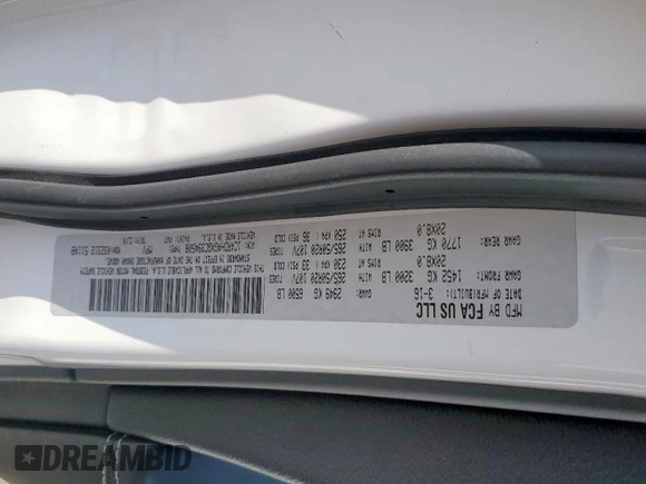 2016 Dodge Durango SXT z VIN 1C4RDHAGXGC394508, wystawiony jako Copart lot #52498745 z przebiegiem 118 949 mil mil oraz Czysty tytuł • Clean title. Historia ofert i sprzedaży dostępna na DreamBid. Obrazek 13.