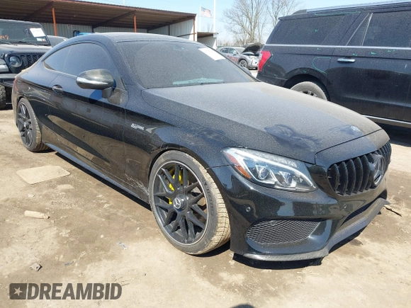 2017 Mercedes-Benz C 43 AMG with VIN WDDWJ6EB7HF517721, listed as a IAAI auction lot 41705294 with 69,165 mi miles and . Bid and sale history available at carsss.com. Image 1.