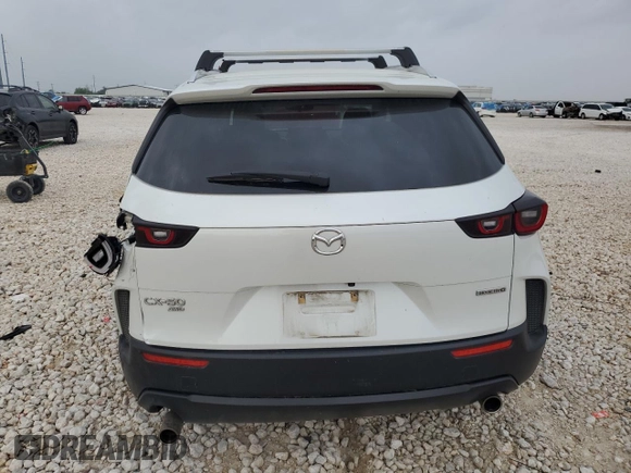 2023 Mazda CX-50 S Preferred Plus with VIN 7MMVABCM1PN105009, listed as a Copart auction lot 51235605 with 57,615 mi miles and Salvage Title. Bid and sale history available at DreamBid. Image 6.