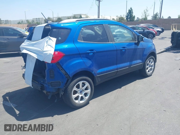2022 Ford EcoSport SE with VIN MAJ6S3GL8NC470049, listed as a IAAI auction lot 41336772 with 26,880 mi miles. Bid and sale history available at carsss.com. Image 4.