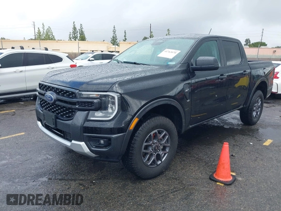 2024 Ford Ranger XLT with VIN 1FTER4HH5RLE20541, listed as a IAAI auction lot 41763070 with 4,947 mi miles. Bid and sale history available at carsss.com. Image 17.