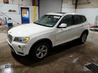 2011 BMW X3 28i with VIN 5UXWX5C56BLW14495, listed as a Copart auction lot 46402785 with 119,806 mi miles and Salvage Title. Bid and sale history available at carsss.com. Image 1.