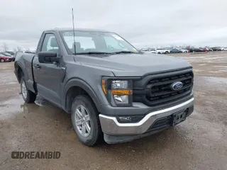 2023 Ford F-150 XL with VIN 1FTMF1C58PKF77242, listed as a IAAI auction lot 41559887 with 25,576 mi miles and . Bid and sale history available at carsss.com. Image 1.