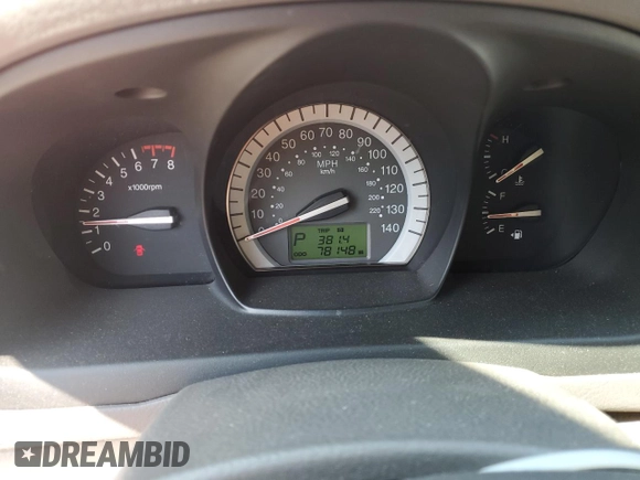 2007 Kia Spectra EX with VIN KNAFE121975376780, listed as a Copart auction lot 60738525 with 78,148 mi miles and Salvage title. Bid and sale history available at DreamBid. Image 9.