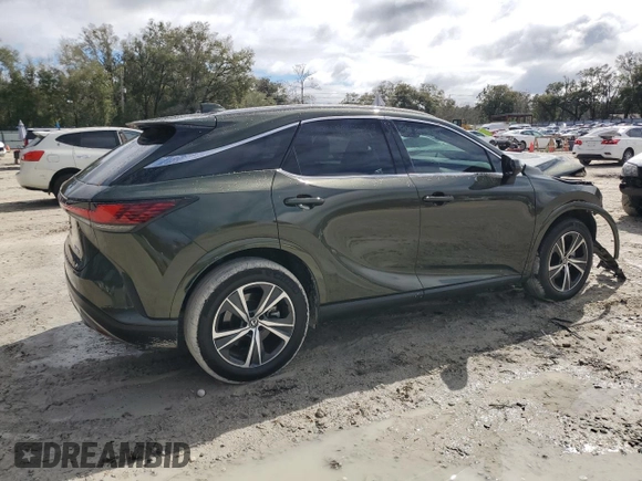 2023 Lexus RX with VIN 2T2BAMBA7PC009681, listed as a Copart auction lot 46780065 with 33,088 mi miles and Salvage Title. Bid and sale history available at carsss.com. Image 3.