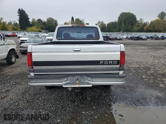 1993 Ford F-150 with VIN 1FTEX14N2PKB45522, listed as a Copart auction lot 76960484 with 210,886 mi miles and Clean Title. Bid and sale history available at carsss.com. Image 6.