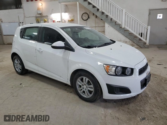 2012 Chevrolet Sonic LT with VIN 1G1JC6SB0C4213341, listed as a Copart auction lot 86681394 with 52,450 mi miles and Salvage Title. Bid and sale history available at carsss.com. Image 4.